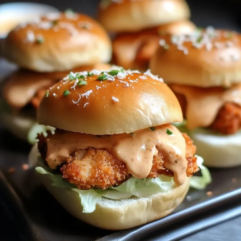 Delicious Bang Bang Chicken Sliders served on a platter with fresh toppings
